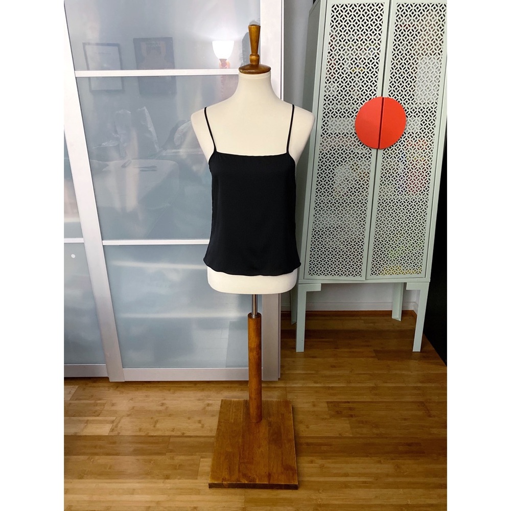 Diane Von Furstenberg Silky Cami Top in Black
